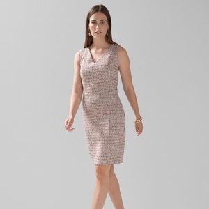 WHBM Tweed Sheath Dress